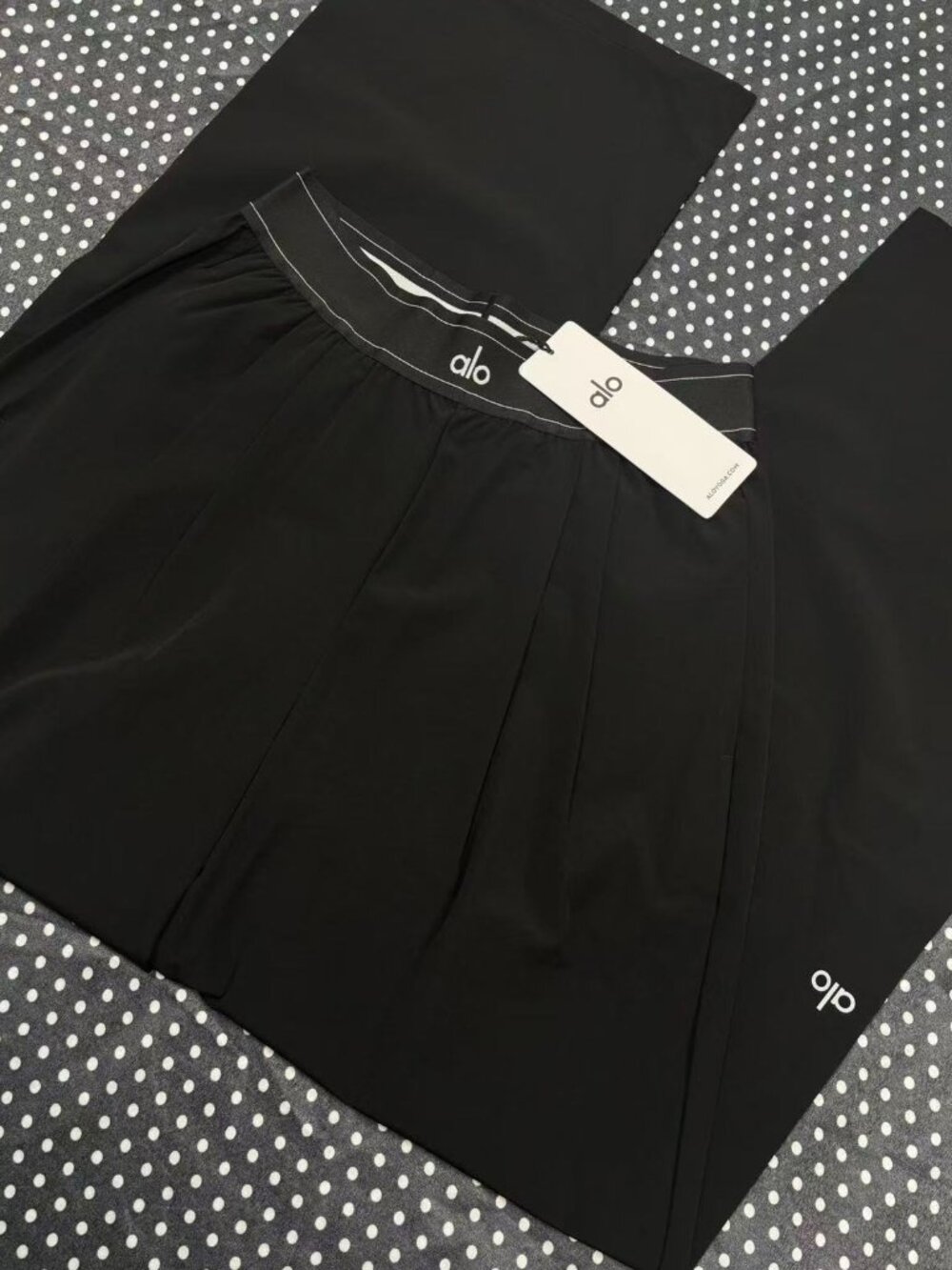 Alo Yoga Suit Up Trouser Black (Regular 30 Inseam) Premium Straight-Leg Trousers - Picture 8 of 10